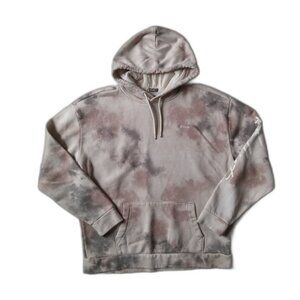 Hollister Multicolor Tie Dye Relaxed Fit Drawstring Pullover Hoodie Sweatshirt